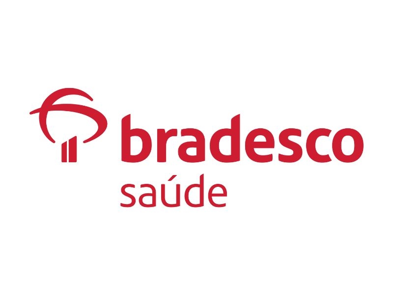 Logo Bradesco Saúde, convênio aceito pela Eye Center em Sinop